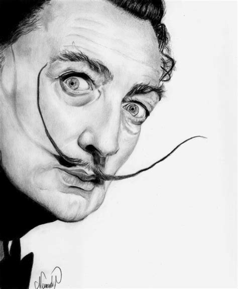 Salvador Dali Pencil Drawing By Pencilmaster180894 On Deviantart