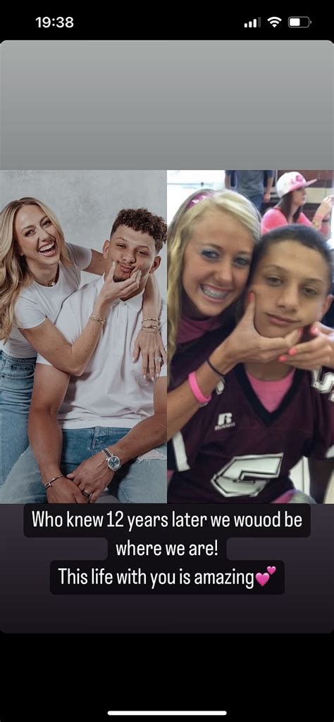 Brittany Mahomes Shares Braces-laden Throwback Picture With Husband ...