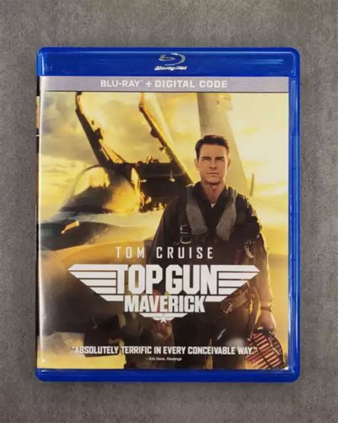 TOP GUN MAVERICK Blu Ray Digital Code Brand New With Bonus