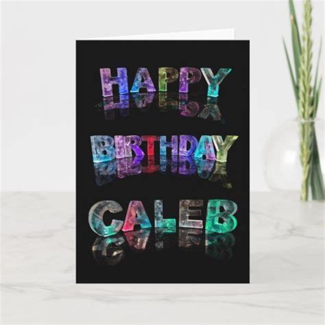 Happy Birthday Caleb Card