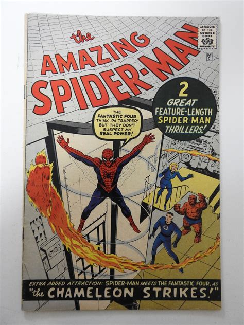 The Amazing Spider Man 1 Golden Record Reprint Comic Only VG Condition