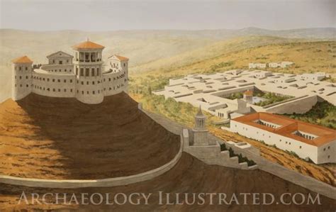 Herodium of Herod the Great, desert fortress a few miles south of ...