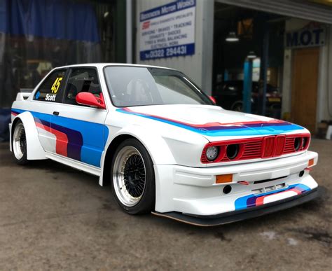 E30 GTR Wide Body Kit For BMW E30 Body Kit Drift Race Widens The Ca