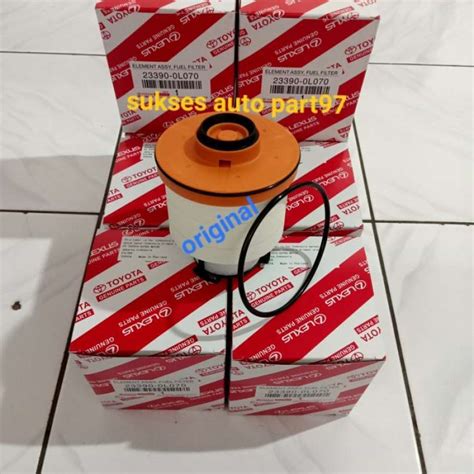 Jual Fuel Filter Solar Innova Reborn Hilux Revo Fortuner Vrz Original