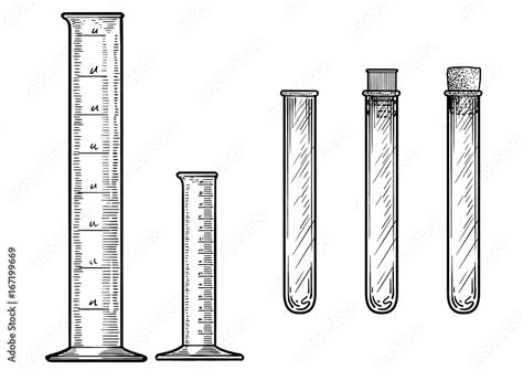 Graduated Cylinder Drawing