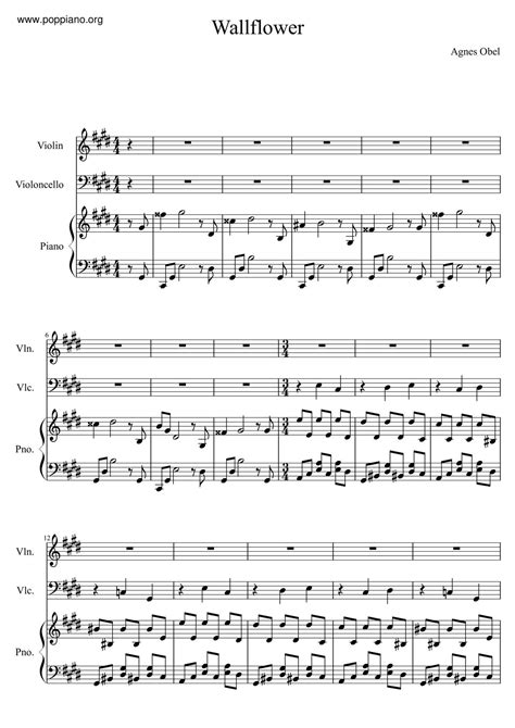 Agnes Obel Philharmonics Sheet Music Pdf Free Score Download ★