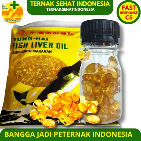 Jual Minyak Ikan Botol Capsul Fish Liver Oil Vitamin Untuk