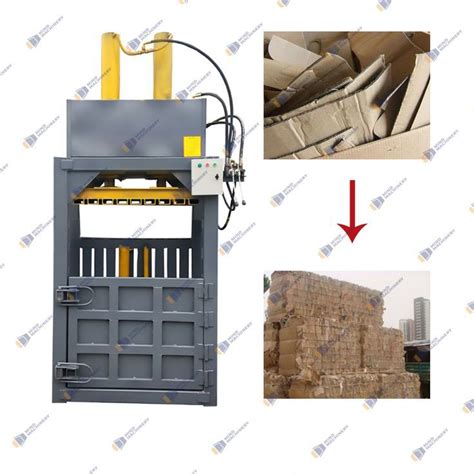 Recycling Baler Machine Waste Carton Papers Cardboard Pressing Baling