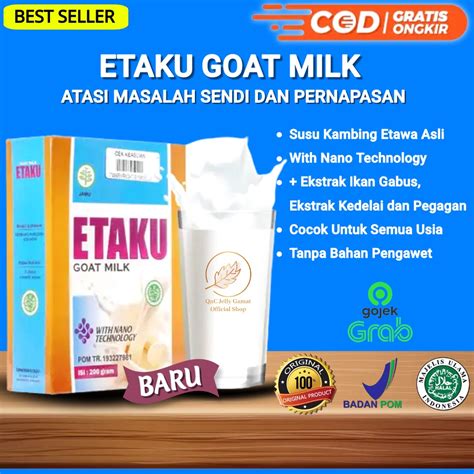 Jual Etaku Goat Milk Susu Kesehatan Tulang Sendi Obat Pengeroposan