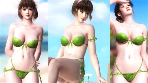 Doa5 Hitomi Xtreame V Sexy Leaf Bikini Mod By Tekkenxdoa On Deviantart