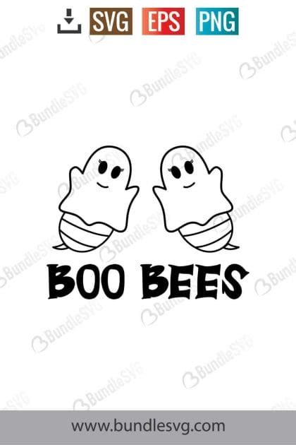 Boo Bees Svg Free Download