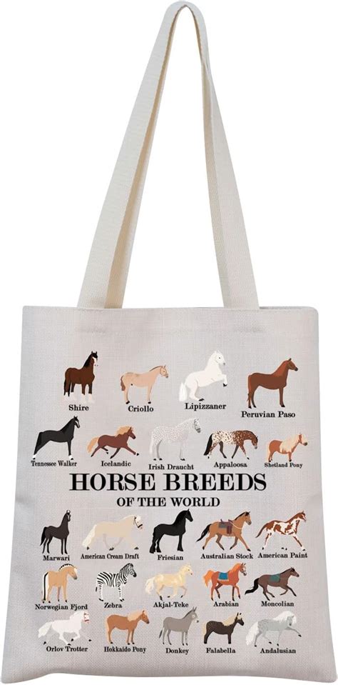 Mnigiu Equestrian T Equestrian Tote Bag For Horse Lover