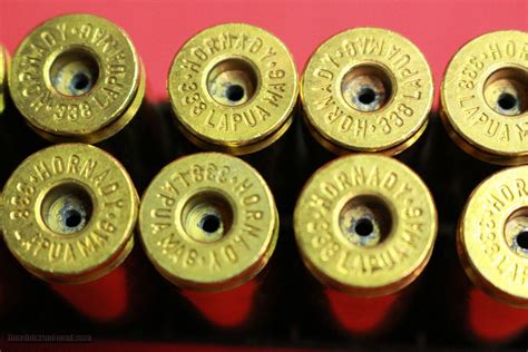 338 Lapua Brass 24 Cases Hornady Once Fired