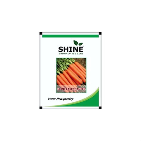 SHINE EARLY NANTES CARROT SEEDS 50 GM LeafConAgro