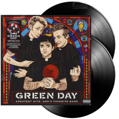 Green Day Greatest Hits God S Favorite Band Vinyl 2LP VinylVinyl