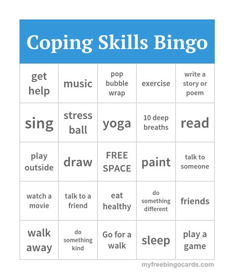 100 Coping Skills For Adults Pdf