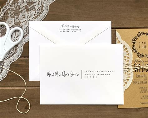 Address Label Template, Label Templates, Printable Wedding Envelopes ...