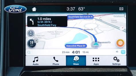 Ford Adds Waze App On Sync Youtube