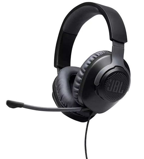 JBL Free WFH Wired Over Ear Headphones with Mic for Work from Home, Conference Calls (Black ...