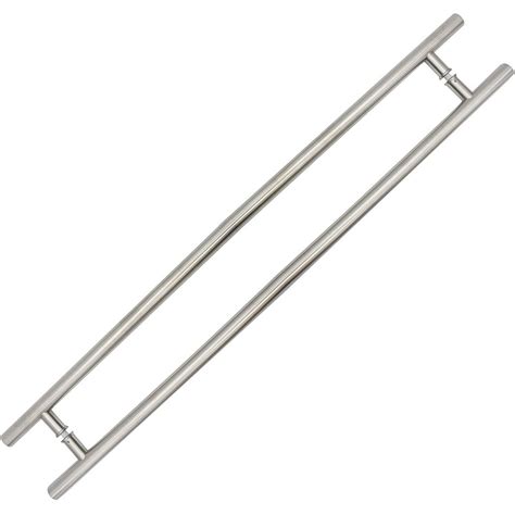 Guardsman Back To Back Entrance Inline Pull Handles 1200x32mm Satin Stainless Steel Tradefit