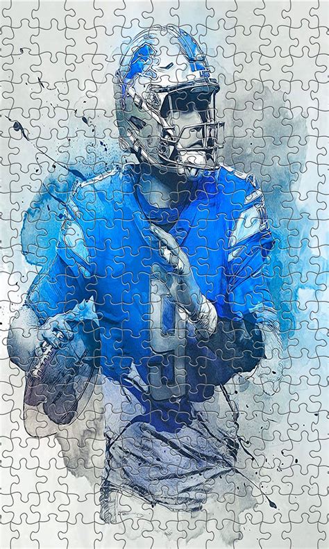 Matthew Stafford Detroit Lions Jigsaw Puzzle Magic Gift 20 X Etsy