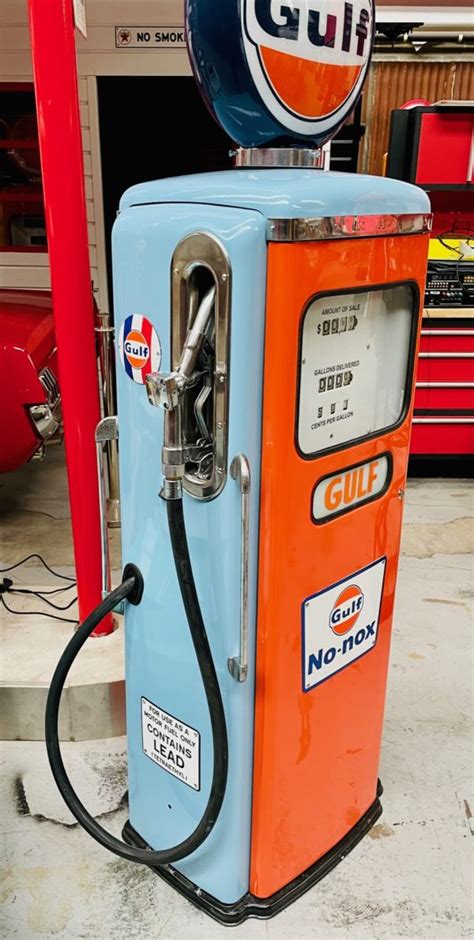 Gulf Tokheim Restored Gas Pump Stefvintagestore