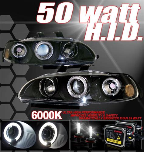 Sell Honda Civic Dr Halo Projector Headlight Hid W Kit