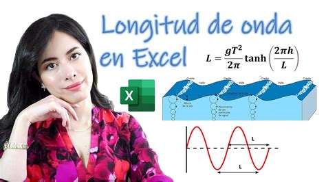 Longitud De Onda Con Excel Teor A Lineal Airy De Oleaje Youtube