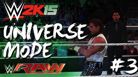 Wwe 2k15 Universe Mode 3 Raw The Brawl Begins Youtube