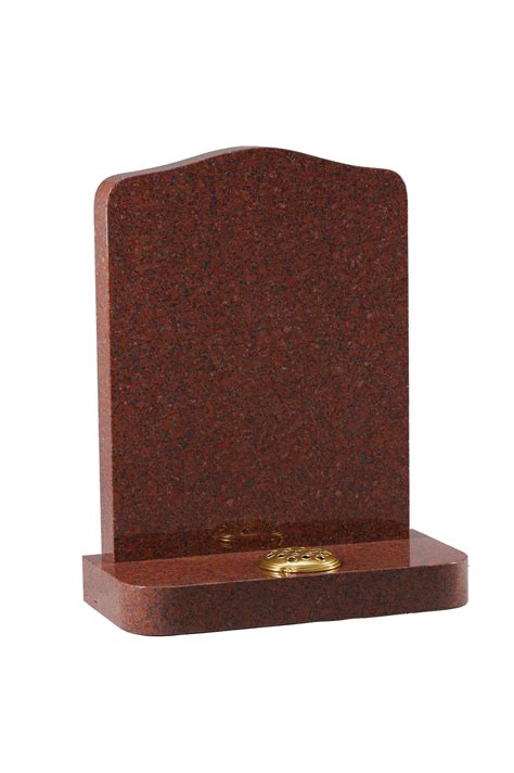 Ruby Red Granite Memorial Ec40 Alver Stones