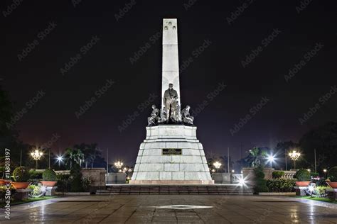 Monument of Jose Rizal Stock Photo | Adobe Stock