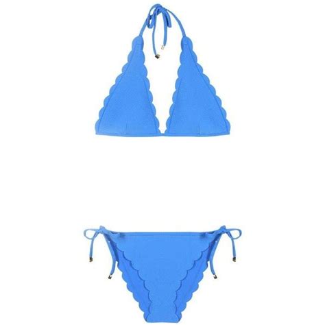 Heidi Klein Scalloped Bikini Liked On Polyvore Featuring