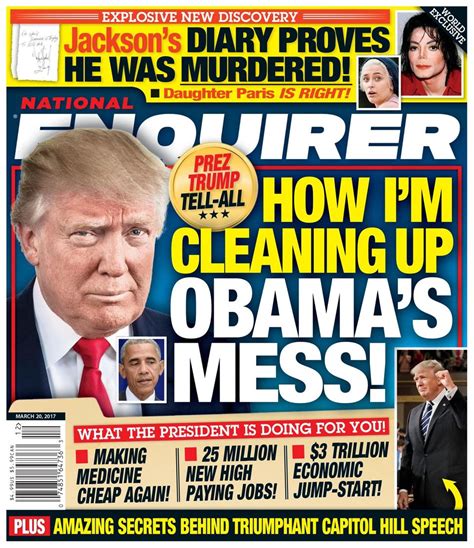 National Enquirer Magazine Telegraph