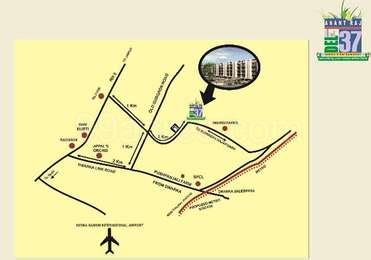 anant raj builders anant raj del  map vasant vihar delhi location map