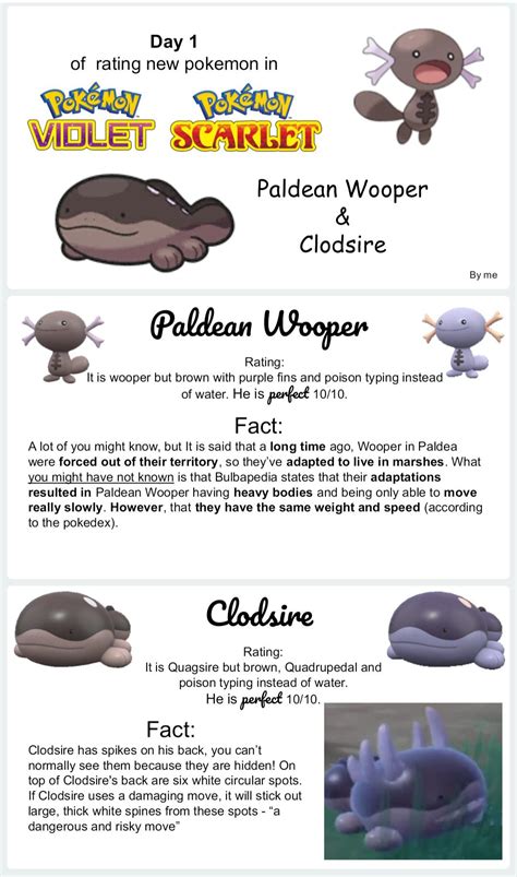 Day Of Fun Facts And Ratings Of New Pokemon In Scarlet And Violet