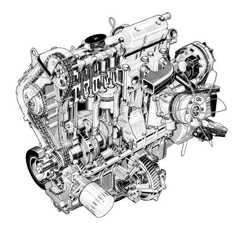 Peugeot 305 Diesel Engine By Artist Unknown