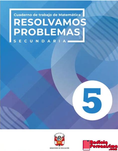 Resolvamos Problemas 5 Cuaderno De Trabajo De Matemáticas 5 Secundaria Resuelto 2023 Descargar Pdf