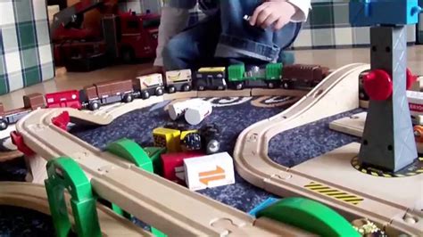 Brio Eisenbahn Spielen Big Fun Playing Brio Wooden Train Hd Youtube