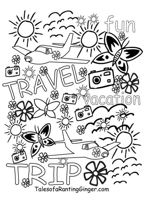 Colouring Pages For Adults Free Travel Printable To Colour Tales Of A