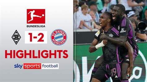 Borussia Monchengladbach 1-2 Bayern Munich | Bundesliga highlights ...