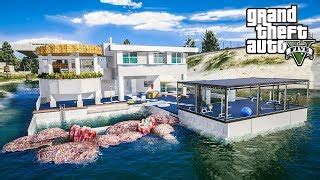 Avery S Luxury Lake House With Drawbridge GTA5 Mods