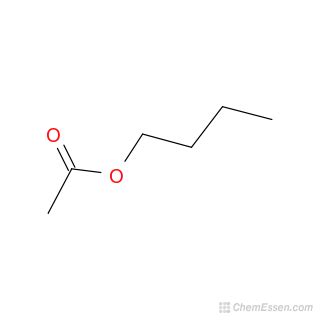 Butyl acetate Structure - C6H12O2 - Over 100 million chemical compounds ...