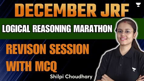 Logical Reasoning Marathon Revision Session With MCQ Paper 1 UGC