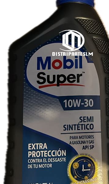 ACEITE MOBIL 10W30 SEMISINTÉTICO CUARTO SUPER 2000 Distripartes LM