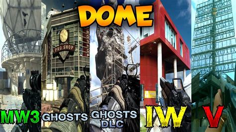 Direct Dome And Radar Map Comparison Evolution Walkthrough Call Of Duty Mw3 Ghosts Iw