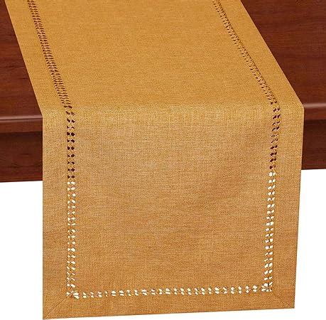 Amazon Grelucgo Handcrafted Solid Color Dining Table Runner