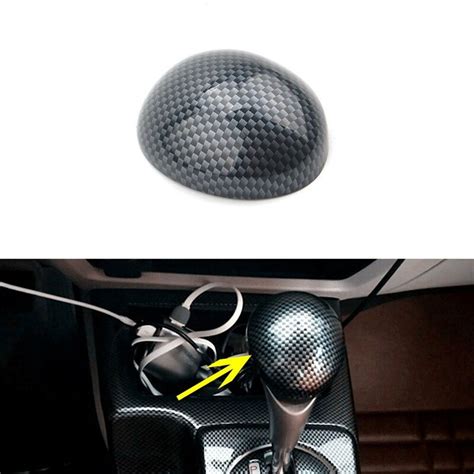 Car Carbon Fiber Color Gear Shift Knob Head Cover Grandado