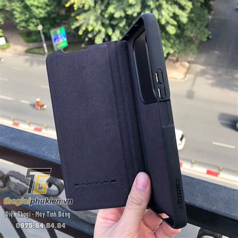 Bao da chính hãng Nillkin Qin Pro Leather cho Samsung Galaxy Z Fold4