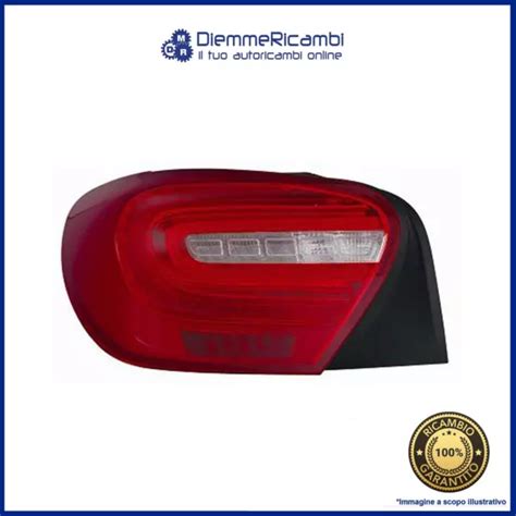 Faro Fanale Posteriore Sinistro Bianco Rosso Sx Mercedes Classe A