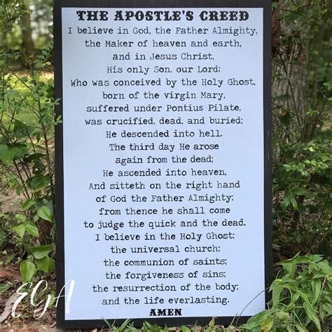 Apostles Creed - Etsy